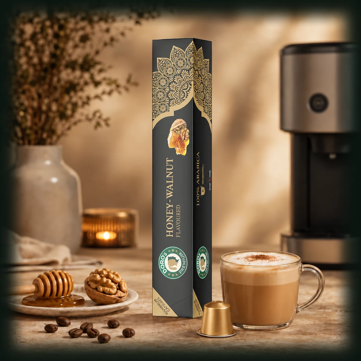 Honey Walnut - 8 aluminium capsules by Doro's.